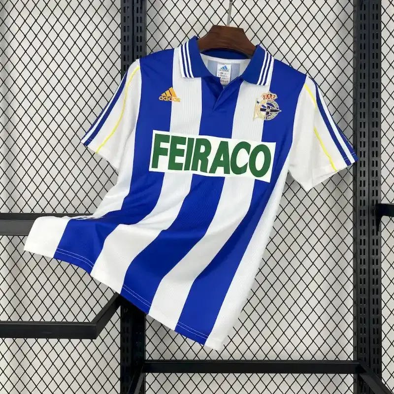 Cheap 1999-2000 Real Club Deportivo de La Coruña Jersey retro kit