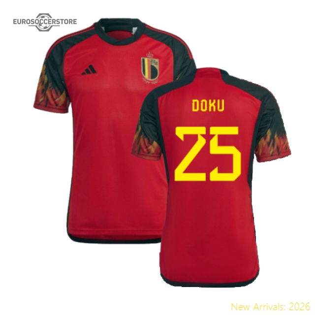 Belgium 2022-2023 Home Shirt - Pro Recycled Polyester Retro