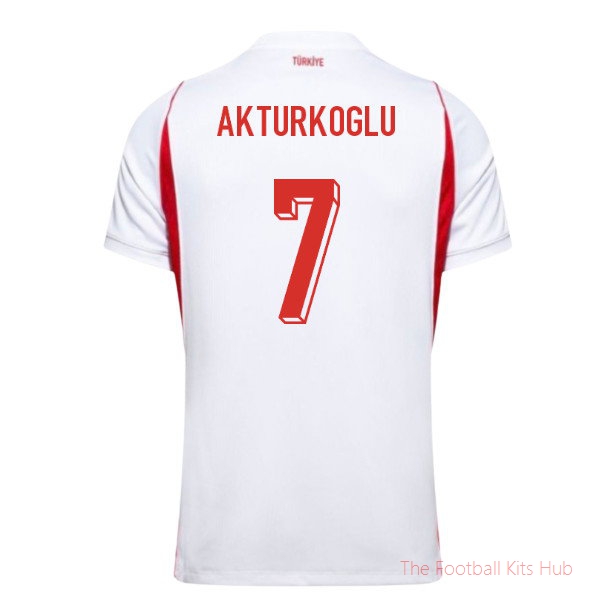Team Football Turkey 2026-2027 Away Shirt (Akturkoglu 7)