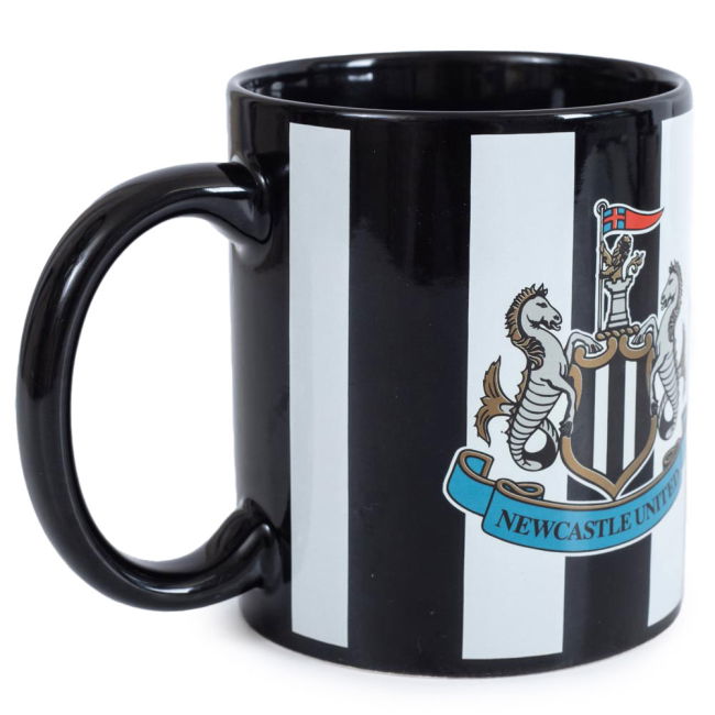 Newcastle United FC Striped Mug (Collector's Item)