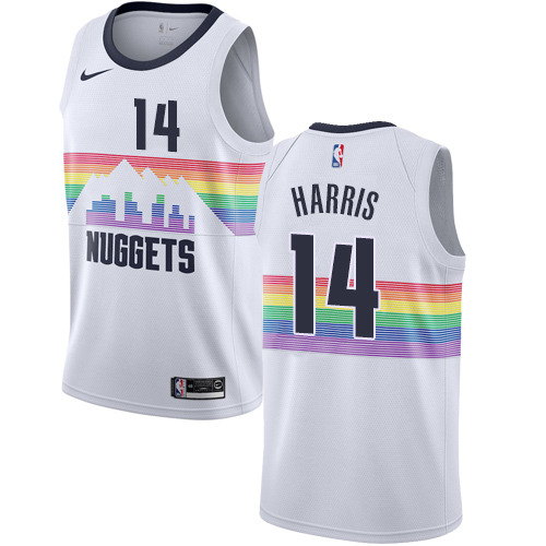 Signature Edition Denver Nuggets Gary #14 NBA Game Jersey Basketball