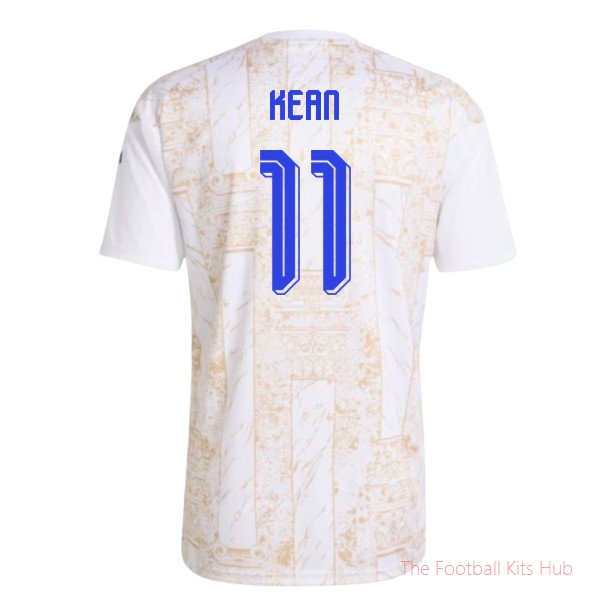 Kean #11 Italy 2026-2027 Pre-Match Shirt Youth Football Kit