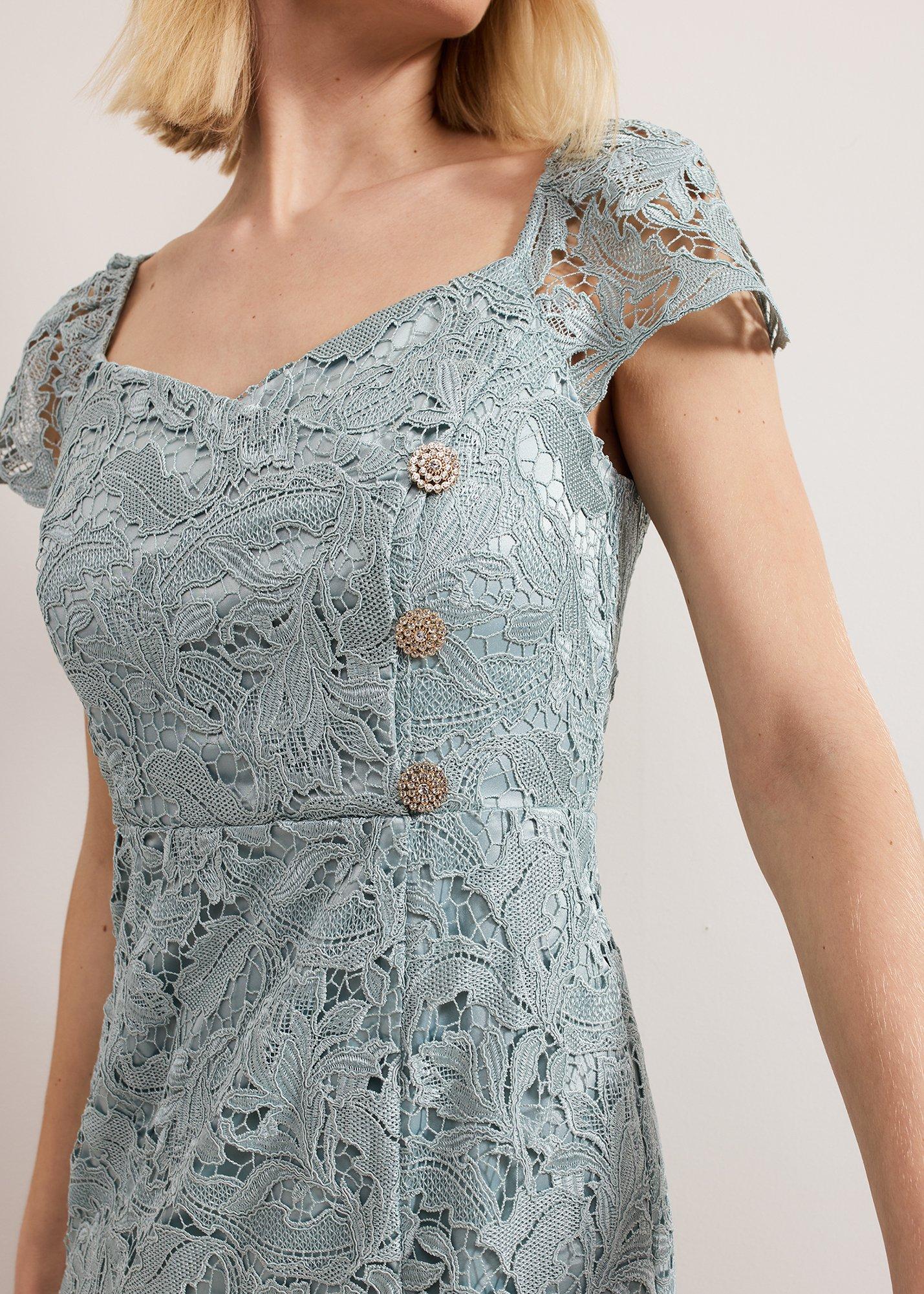 Phia Tux Lace Maxi Dress