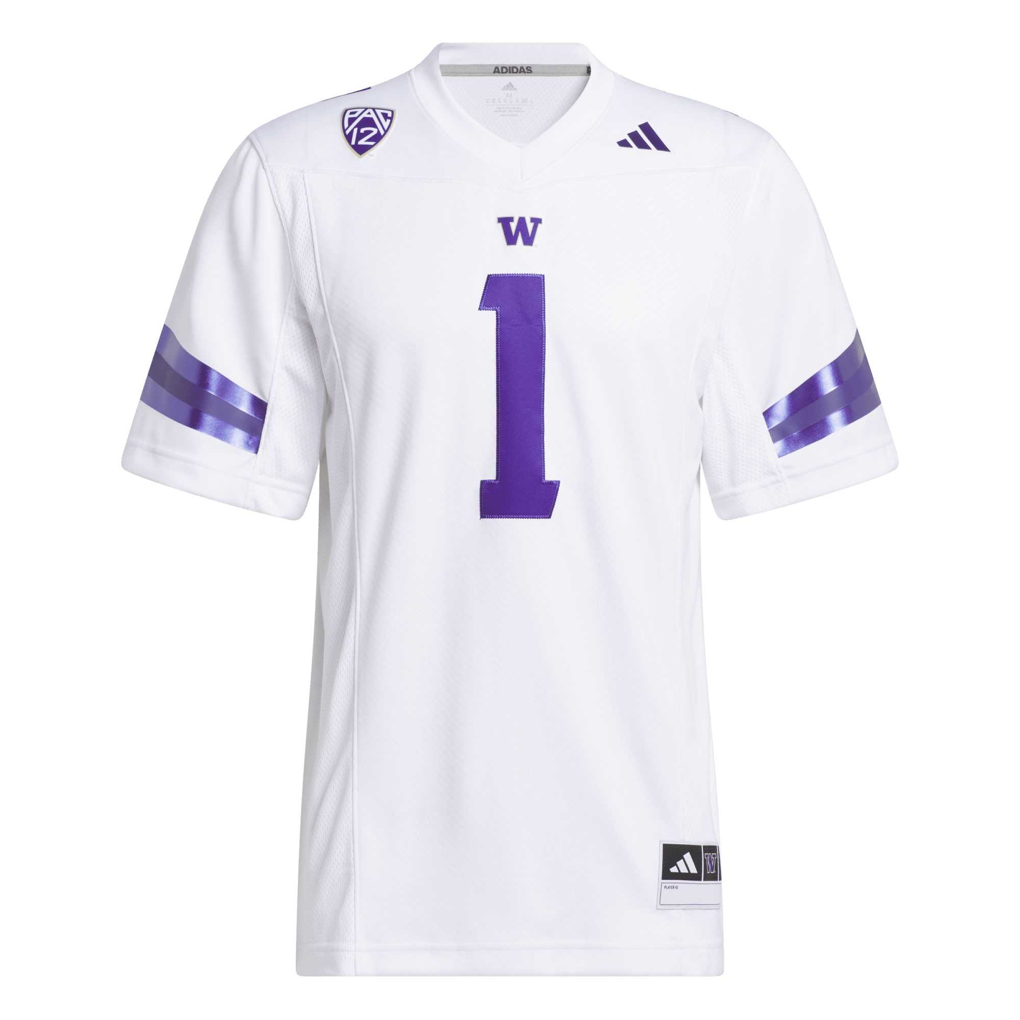 #1 Washington Huskies Premier Football Jersey - White