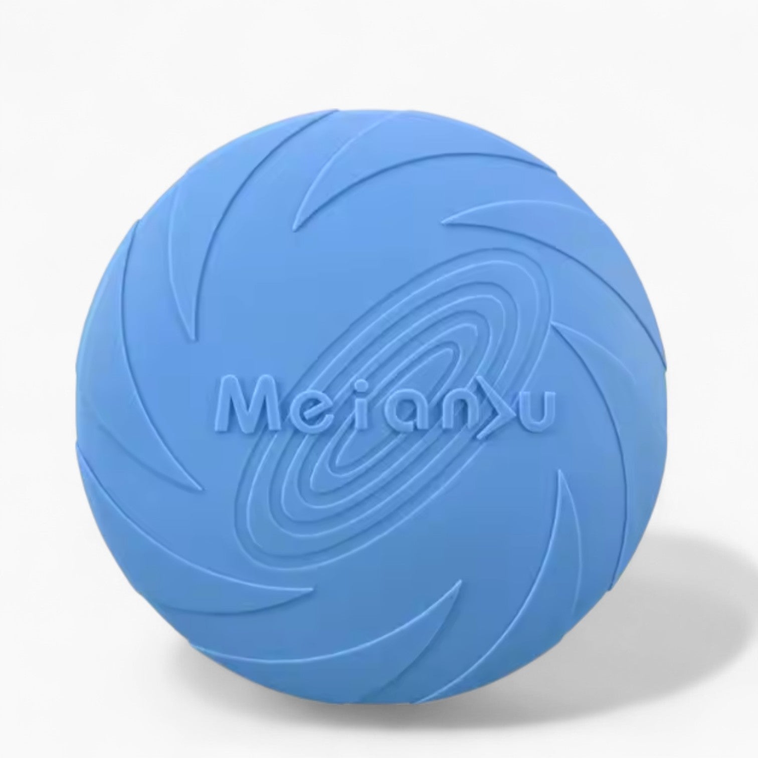 Flychew Frenchie Flying Toy – Bite-Resistant Rubber Fetch Frisbee Toy