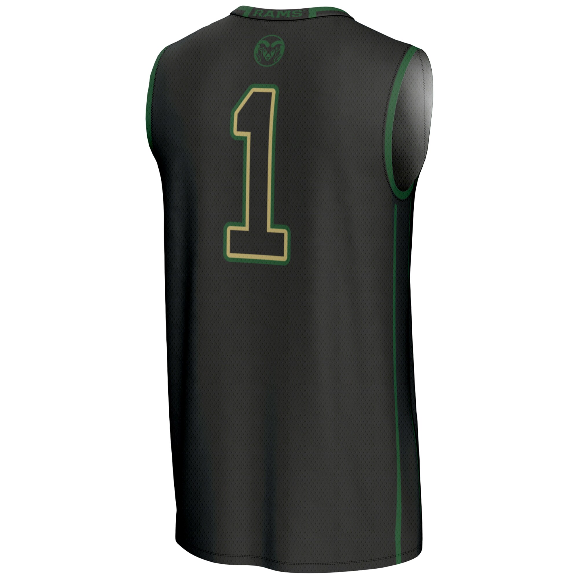 [NJP] Colorado State Rams GameDay Greats Youth Lightweight Basketball Jersey - Black