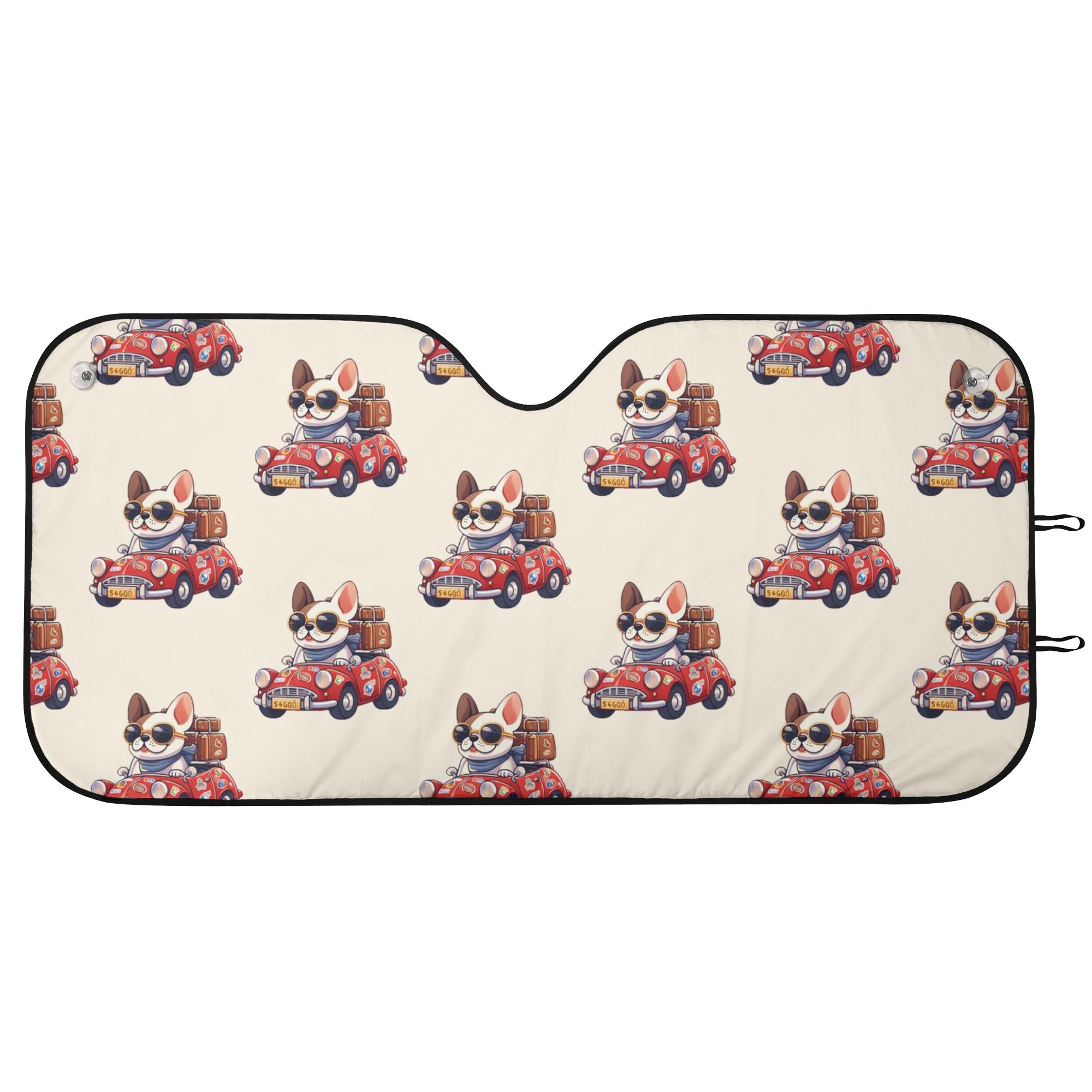 French Bulldog Rain Car Auto Sun Shade Comfy Pet Product