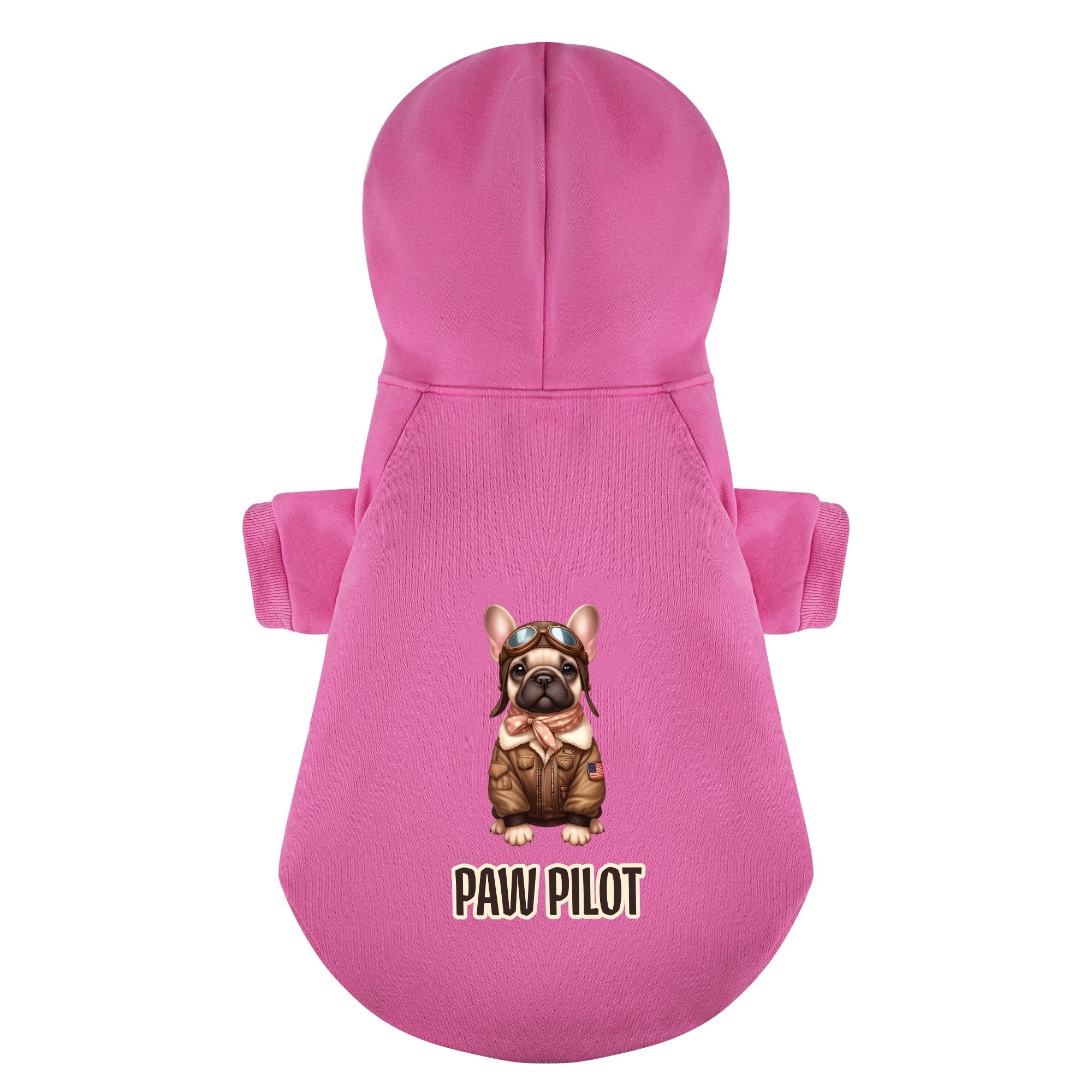 French Bulldog Paw Pilot And Co Pawlot Matching French Bulldog Hoodies