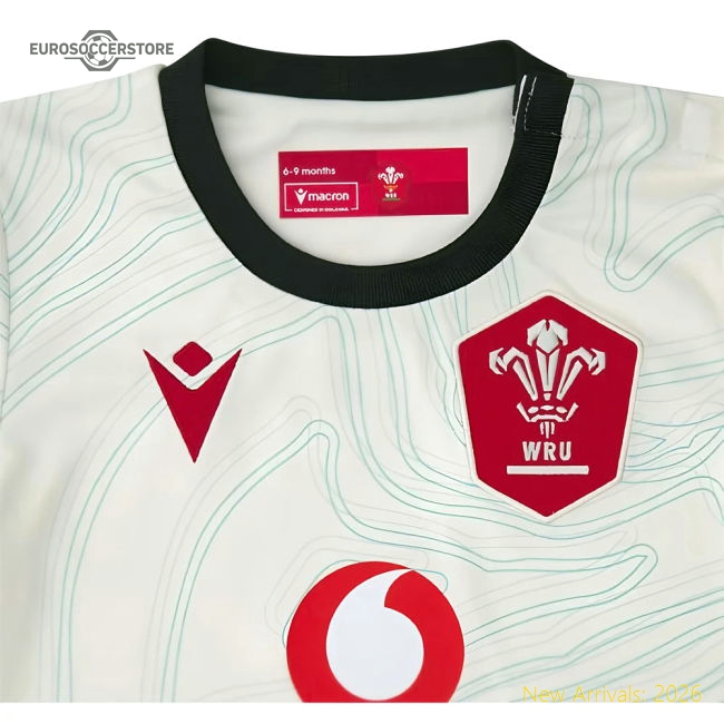 2025-2026 Wales WRU Away Baby Rugby Shirt