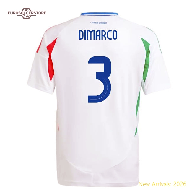 2024-2025 Italy Away Shirt (Kids) (DIMARCO 3)