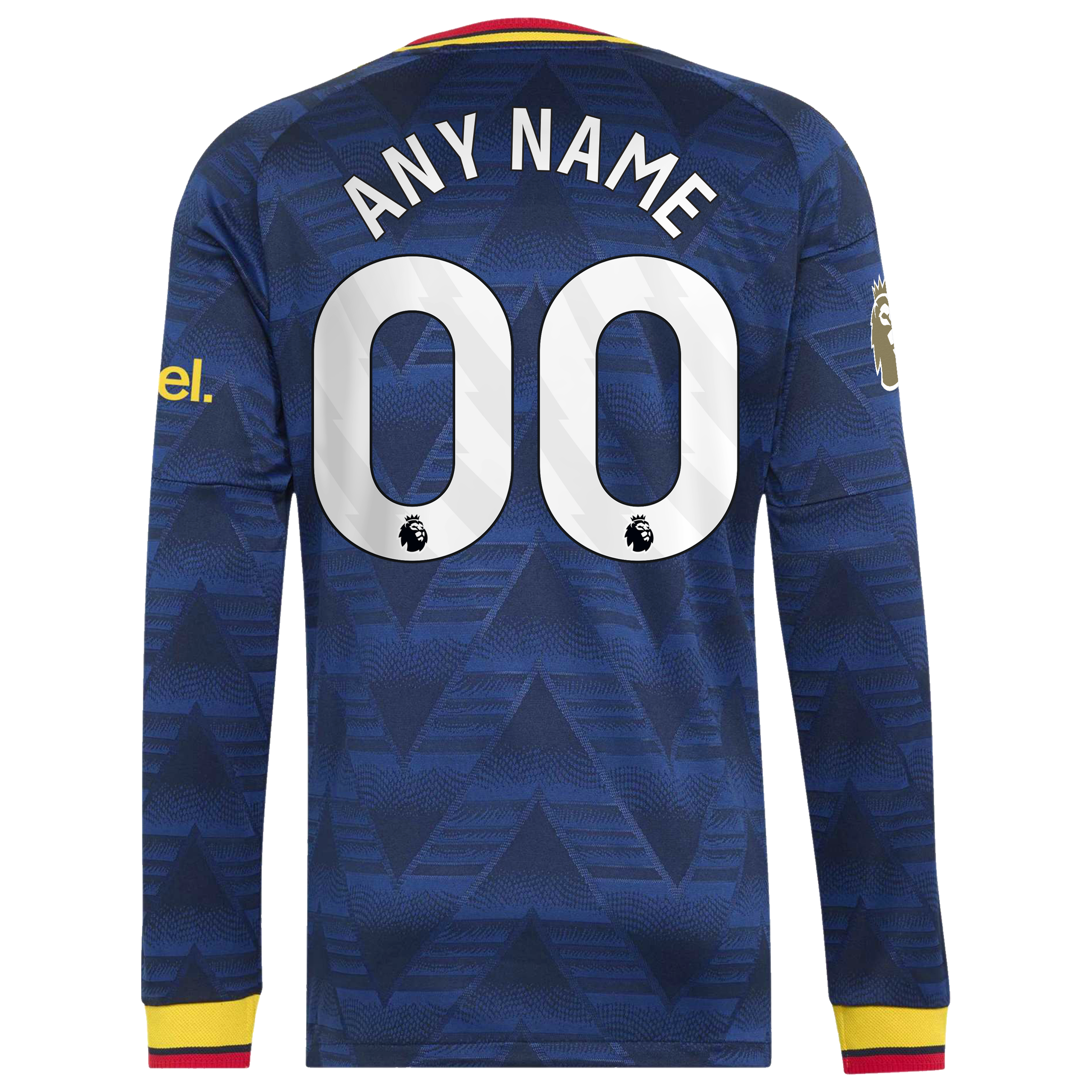 [SJH] Arsenal 2026/27 Away On-Field Authentic Custom Long Sleeve Jersey - Navy