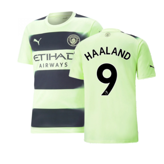 HAALAND 9 Match Worn Style Man City High Standard Third Pro Shirt