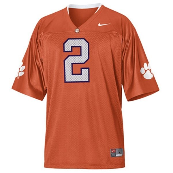 Men NCAA Team Orange Men #2 Top-tier Materials Replica - Great