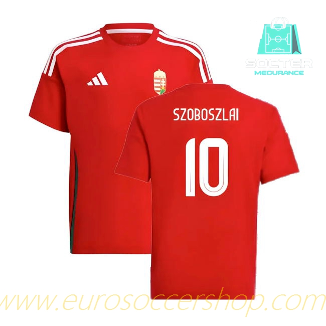 2024-2025 Season Hungary Home Kit Youth Version (SZOBOSZLAI 10)