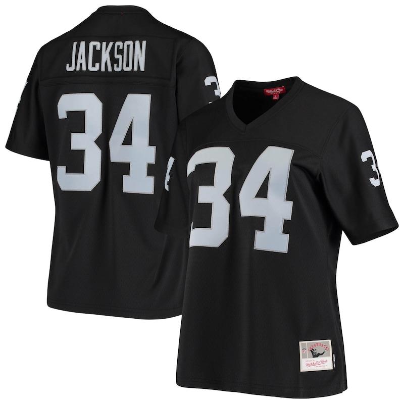None Bo Jackson Las Vegas Raiders Championship Contender Replica Je...