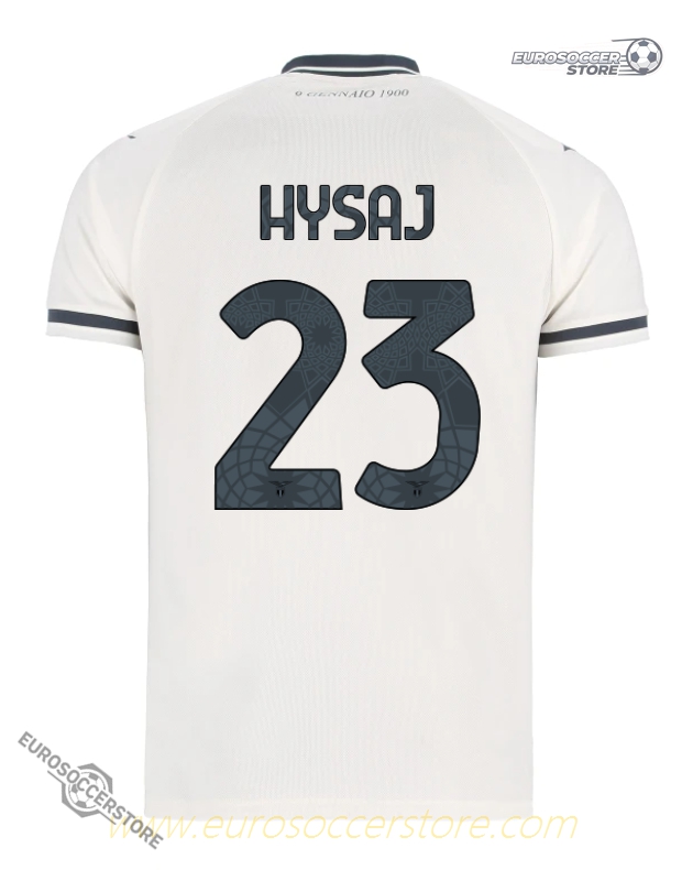 Away Jersey for Lazio's HYSAJ during the 25-26 season