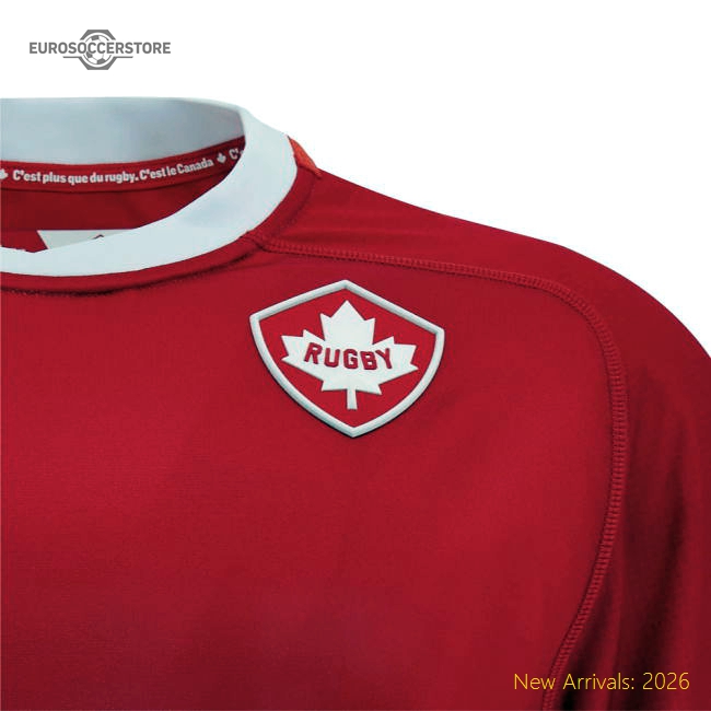 Highperformance Canada Rugby 20252026 Home Shirt () Quickdry
