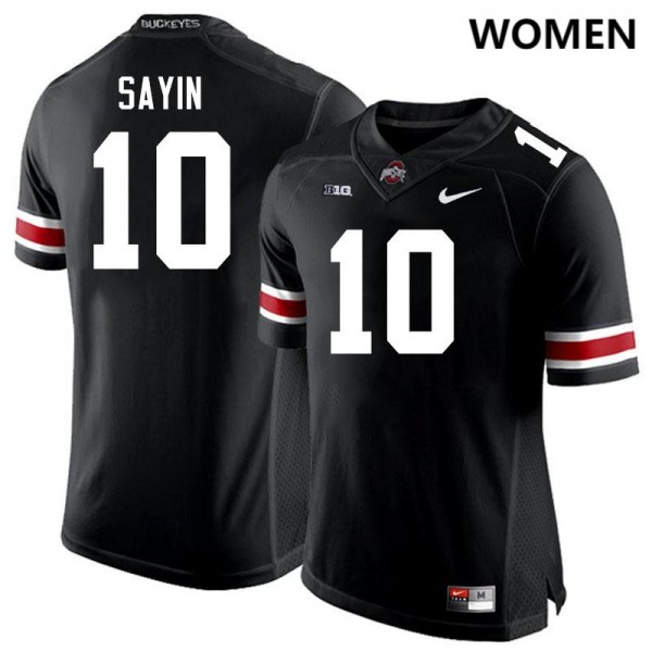 Women Ohio State Buckeyes #10 Julian Sayin Big Ten Jersey