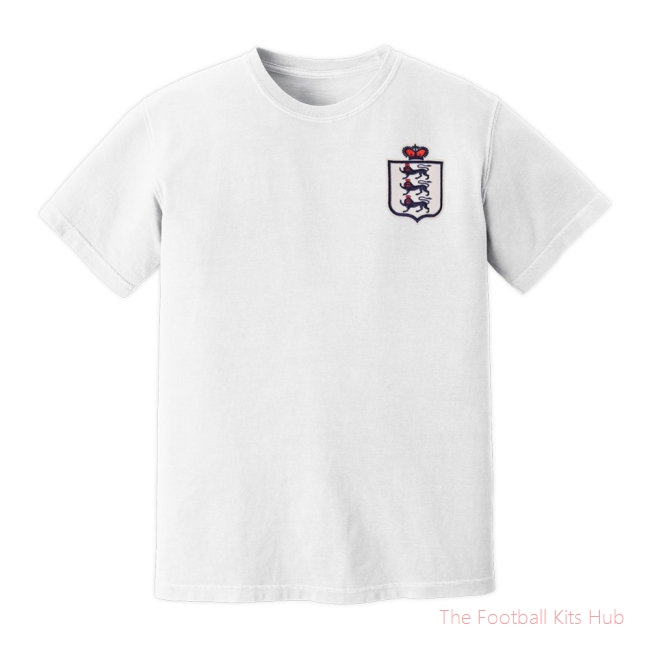 England National Team Embroidered Tee (White)