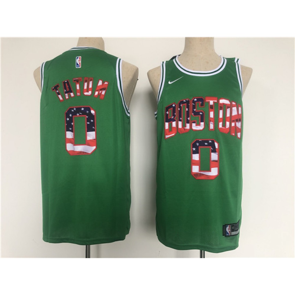 Official Boston Celtics Jayson Tatum0 Jersey - Green - Fan Favorite