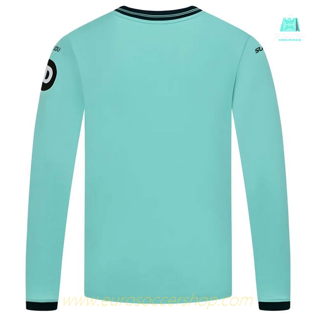 2025-2026 Wolves Long Sleeve Away Shirt (Kids) (Doherty 2)