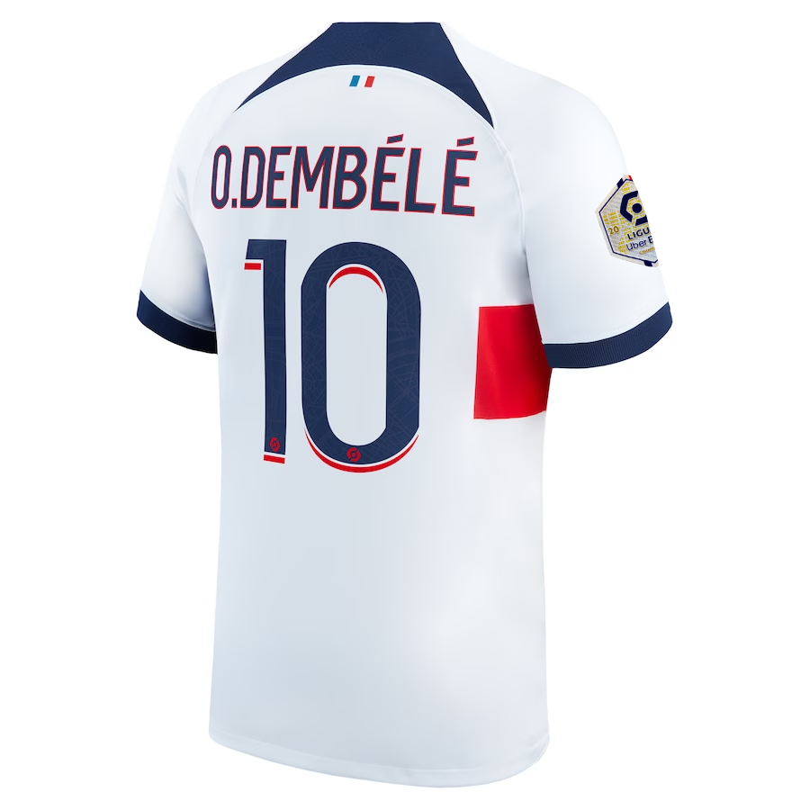 Paris Saint‑Germain FC Dembele 2023-2024 Lig Away Jersey – Authentic Shirt