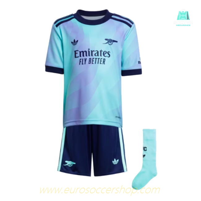 2024-2025 Arsenal Third Mini Kit (Odegaard 8)
