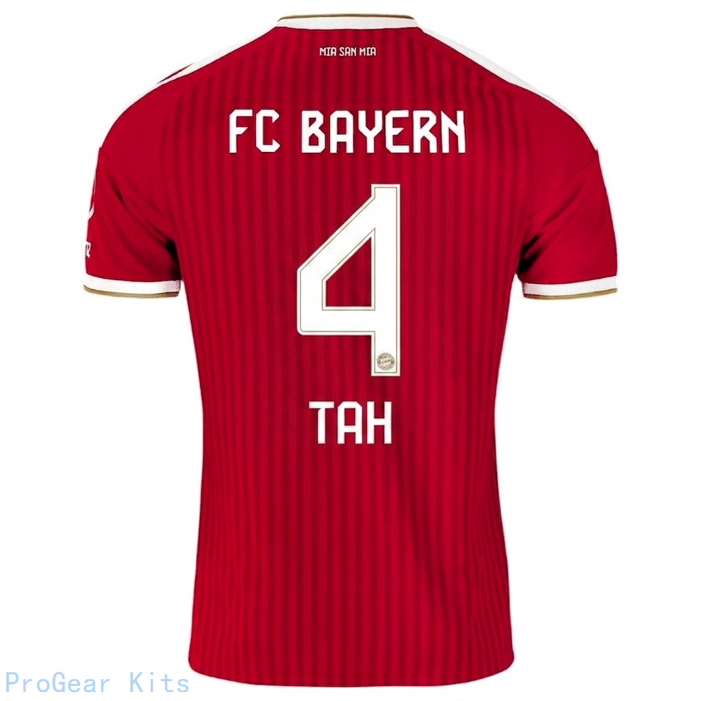 [SJH] Bayern Munich Jonathan Tah #4 Home 2026/27