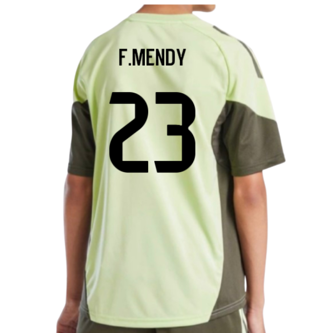 Performance 2025-2026 Real Madrid Training Jersey (Almost Lime) - Kids (F.Mendy