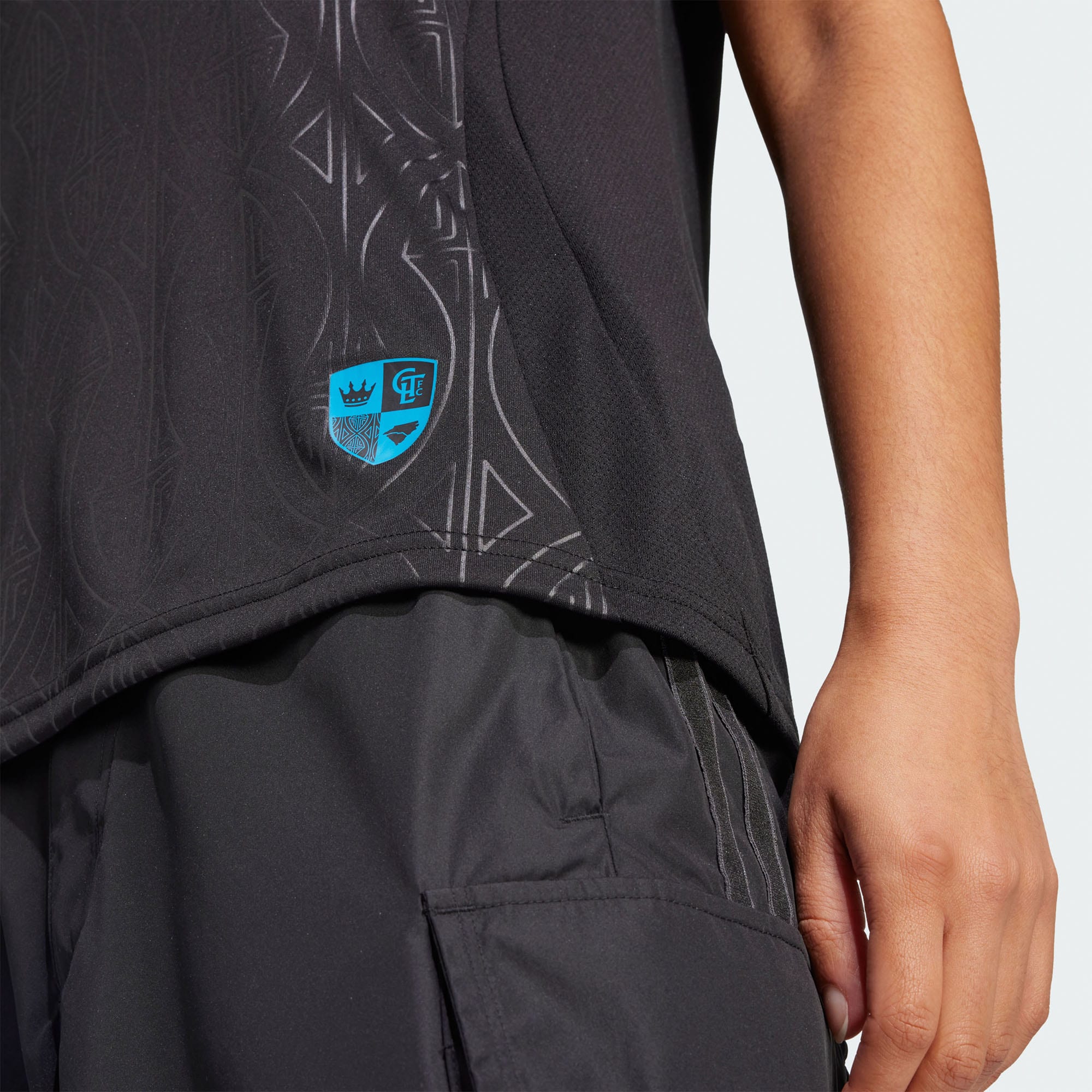 [SJH] Charlotte FC Women's 2025 Fortress Kit Replica Jersey - Black