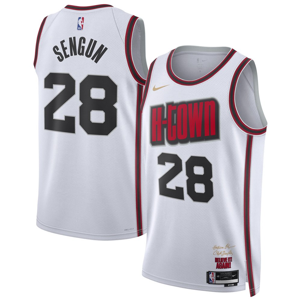 Houston Rockets Jersey White - City Edition - Basketball Fan Gear