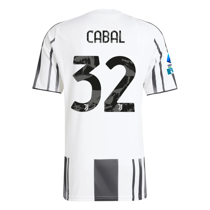 Juventus Cabal 2025-2026 Ser Home Jersey – Authentic Shirt