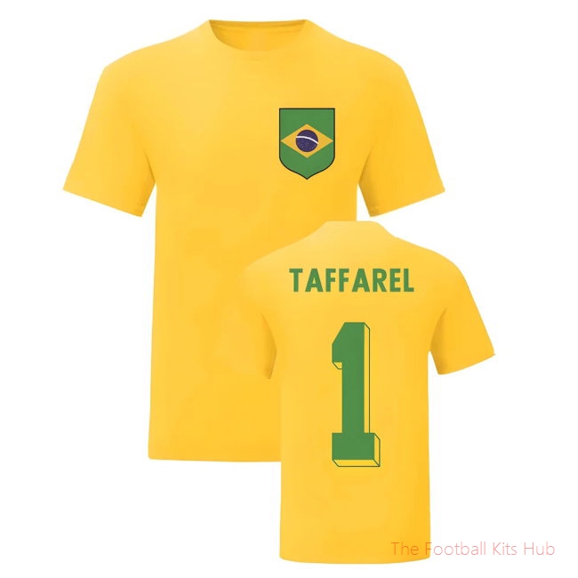 Taffarel Brazil National Hero Tee\\'s (Yellow)