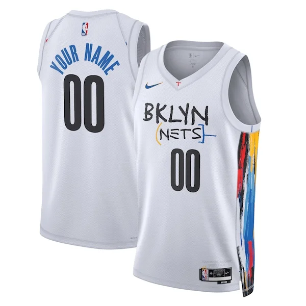Brooklyn Nets BKN Swingman Jersey - contemporary Basketball - White