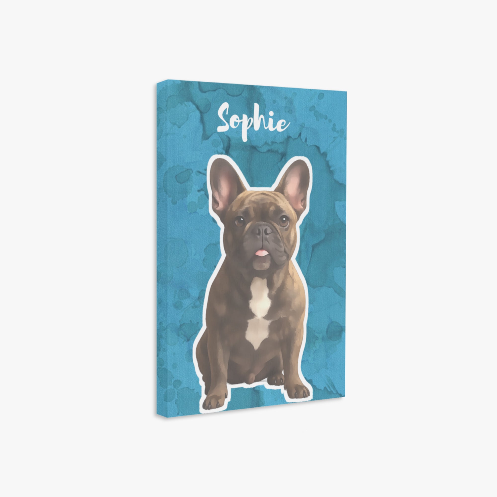 Milo - Personalized Vertical Canvas Painting