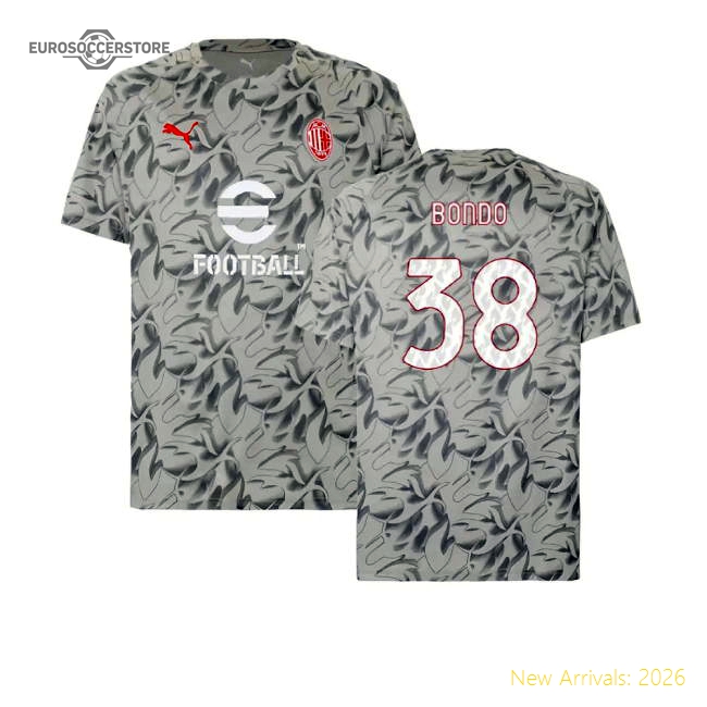 Ac Milan Serie A Tim Bondo Home Official Jersey Kappa Kombat