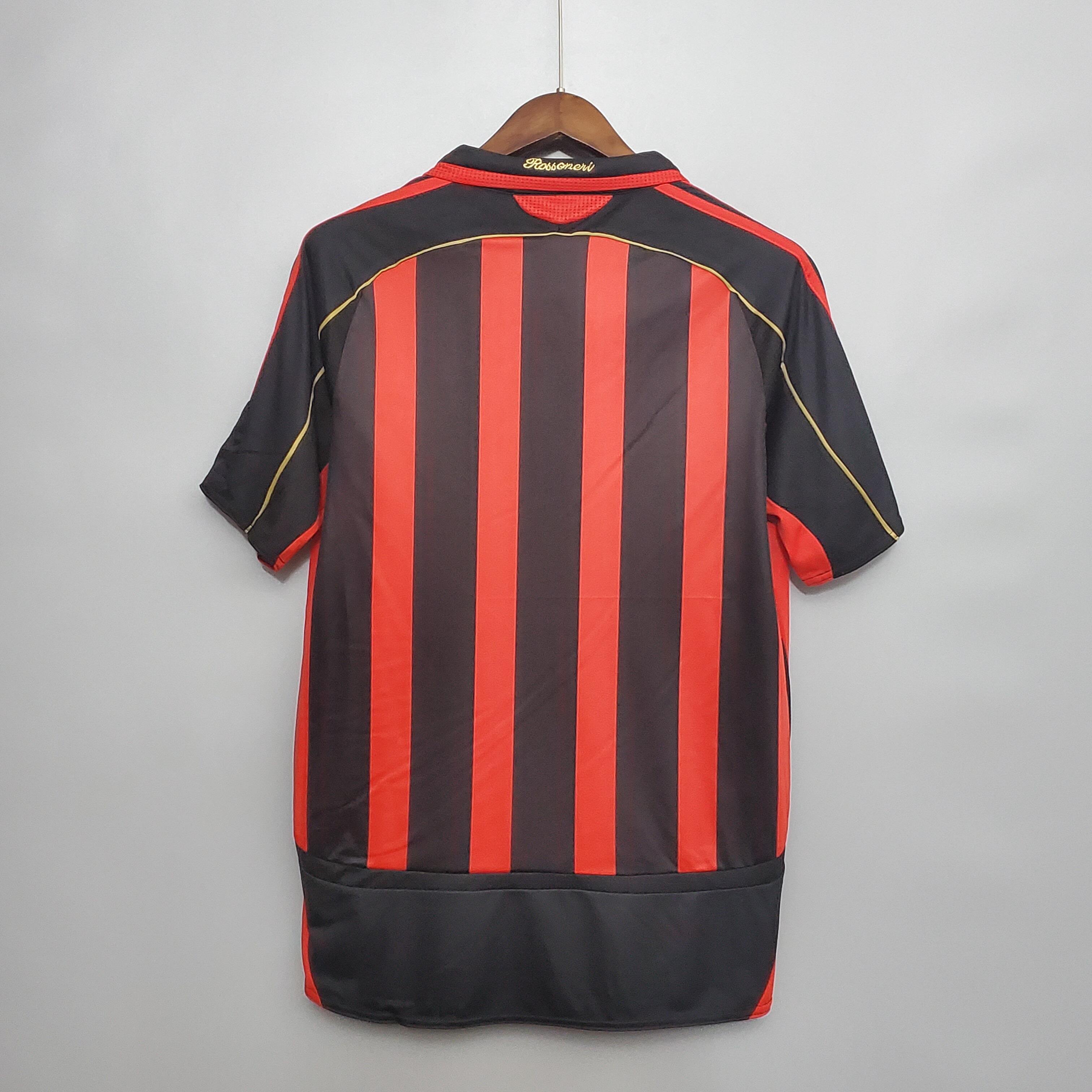 Cheap 2006-2007 AC Milan Home retro kit