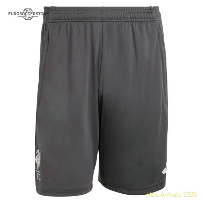 Official 2025-2026 Liverpool Training Shorts (utility Black)