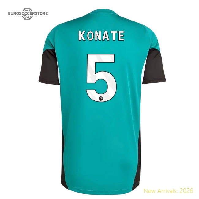 Official 2025-2026 Liverpool Eu Training Jersey (green) (konate 5)