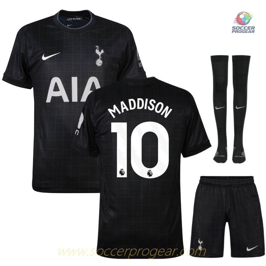 Tottenham Youth Away Football Jersey Football Jersey 2025-26 Edition Maddison