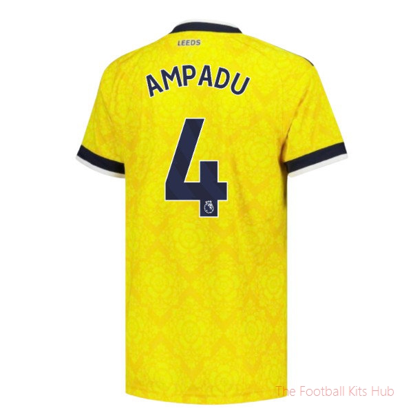 Leeds United 2026-2027 Away Shirt Ampadu #4 Season Kit Women's