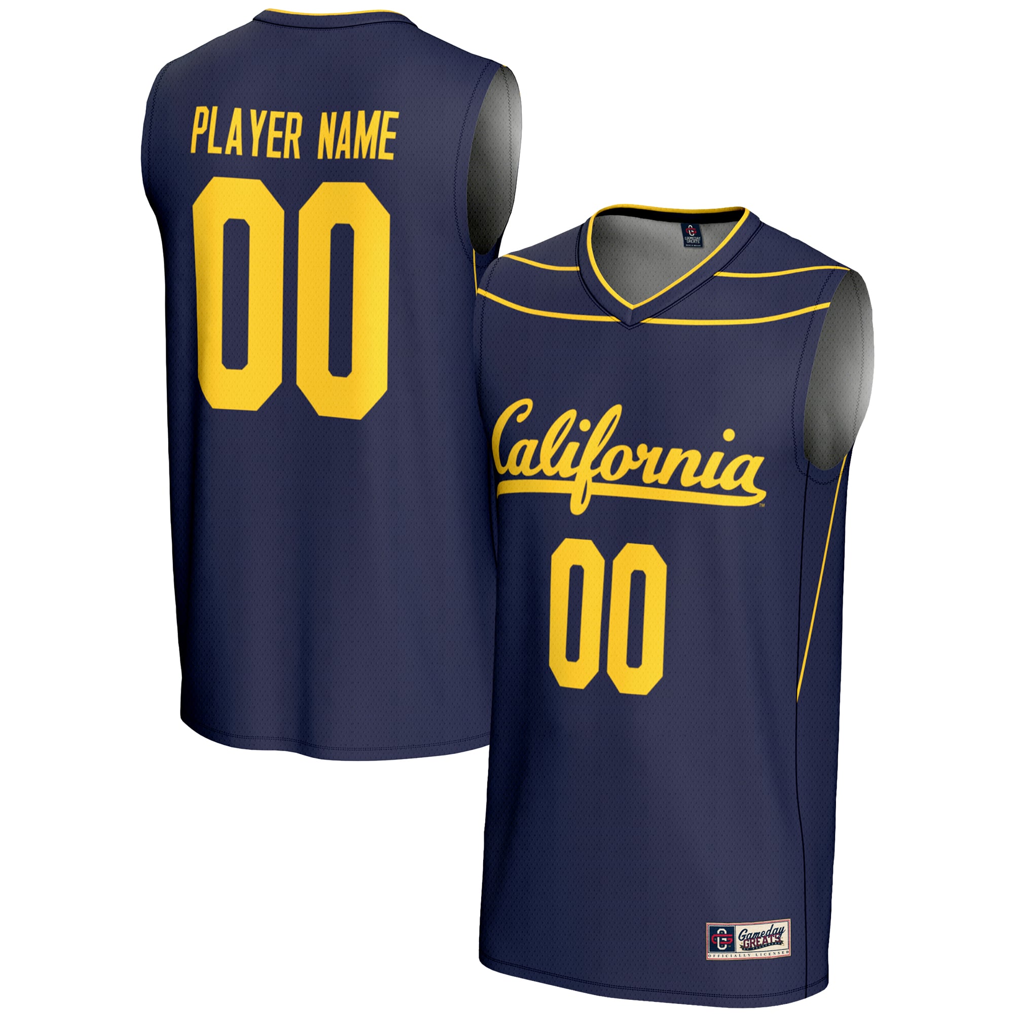 Cal Bears GameDay Greats Unisex NIL Pick-A-Player Lightweight Women's Basketball Jersey - Blue
