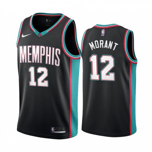 76ers Black Ja Morant #12 Nike Jersey - Cost-Effective Game Day Wear