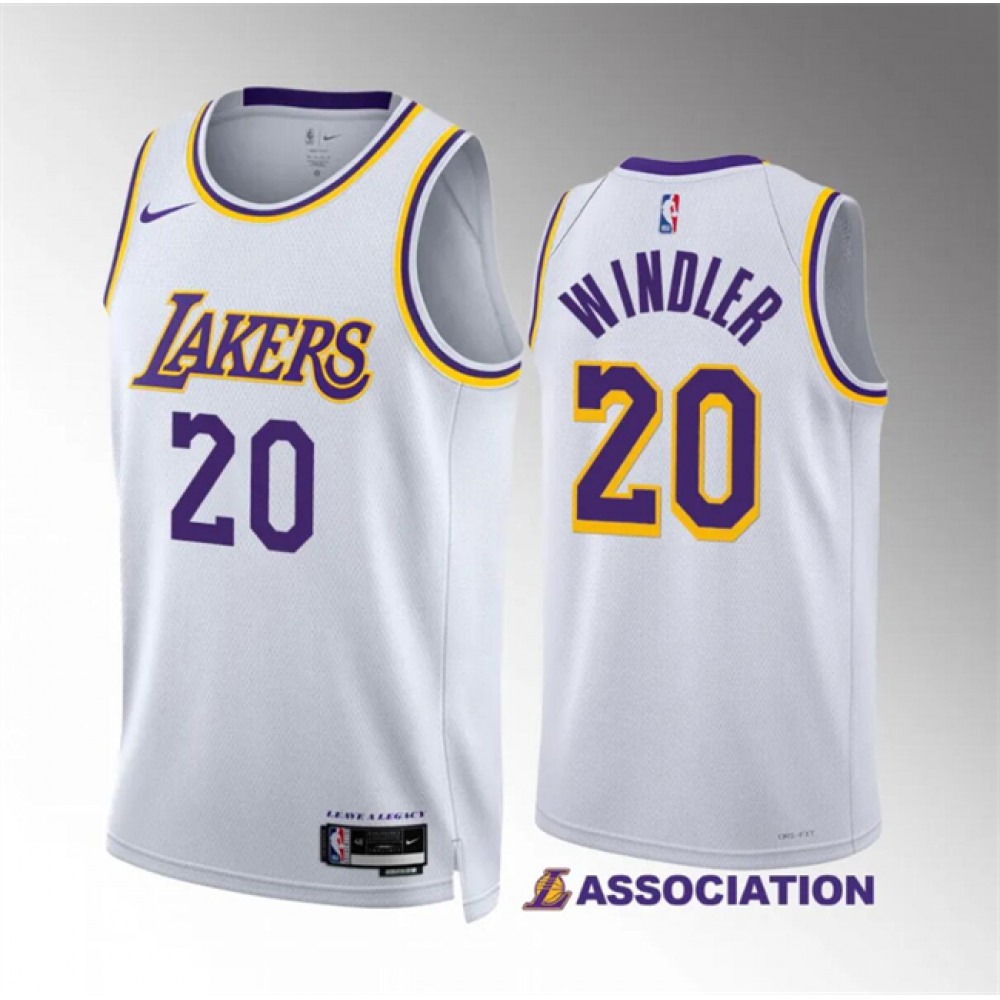 Game Day Exclusive Men's LAL #20 Dylan White Basketball Jersey