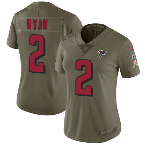 Authentic NFL Atlanta Falcons #2 Matt Ryan Team Color Limited Jersey