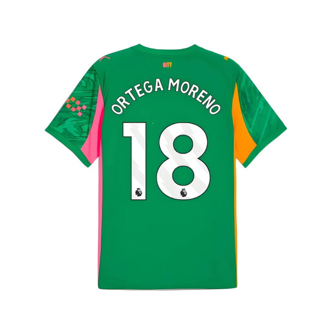 Ultra Comfort Football Man City Goalkeeper Away Shirt Green Ortega...