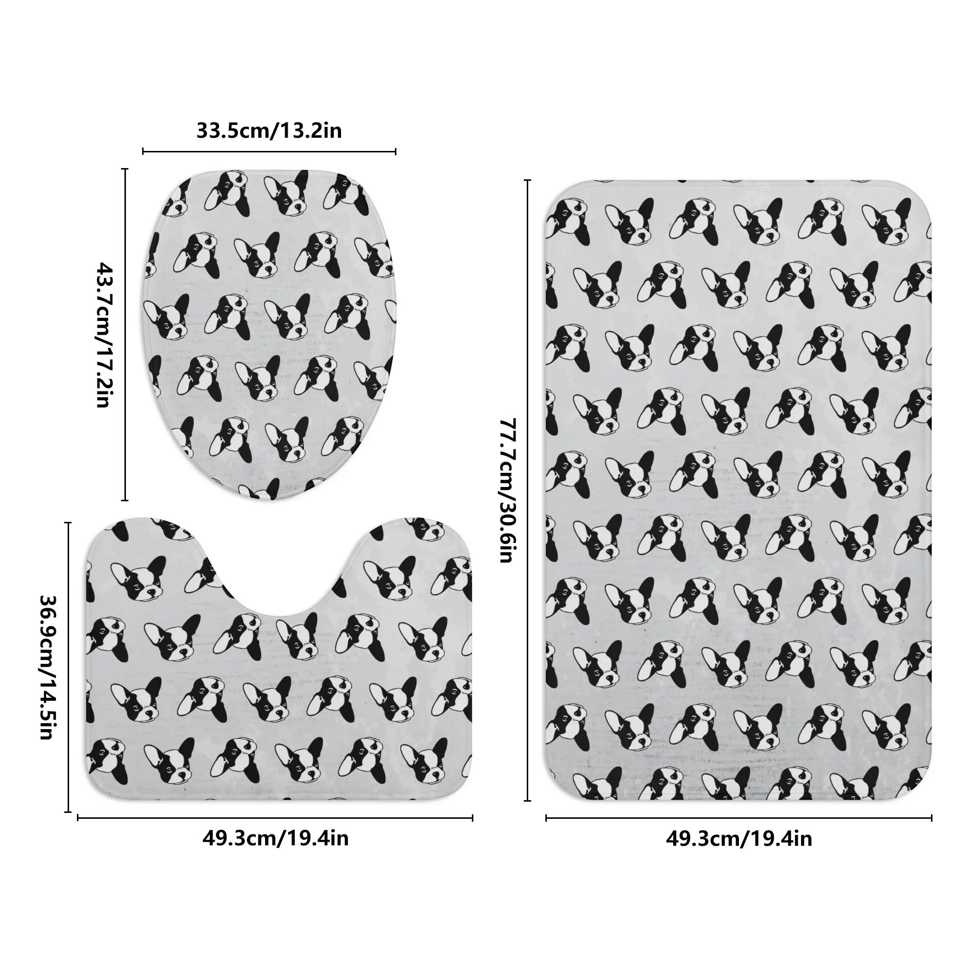 Stylish Premium Gus- Bathroom Toilet Set for Pet Enthusiasts Stylish