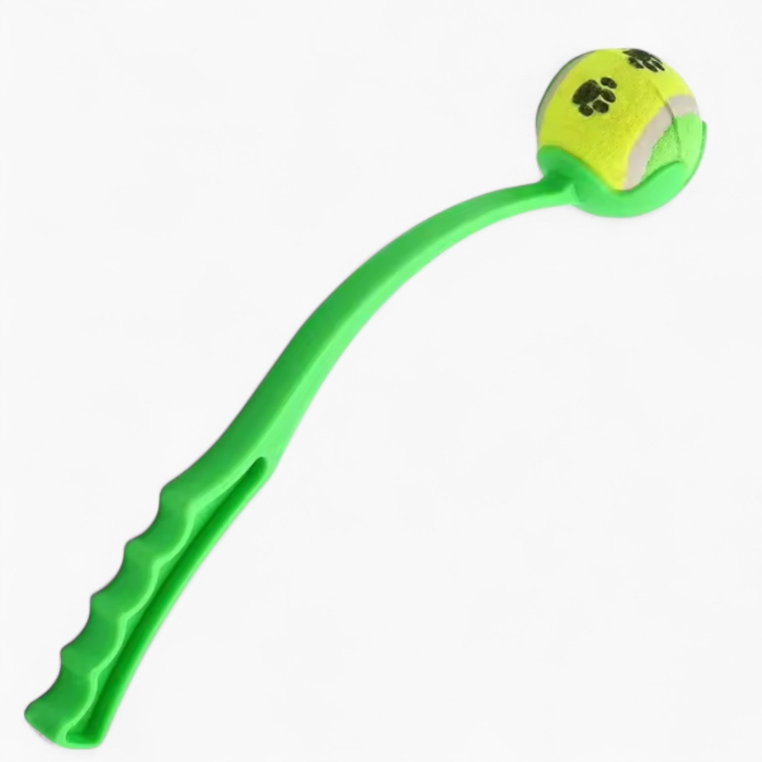 Barkjet Frenchie Ball Launcher – Long-Range Tennis Thrower Toy with Ball
