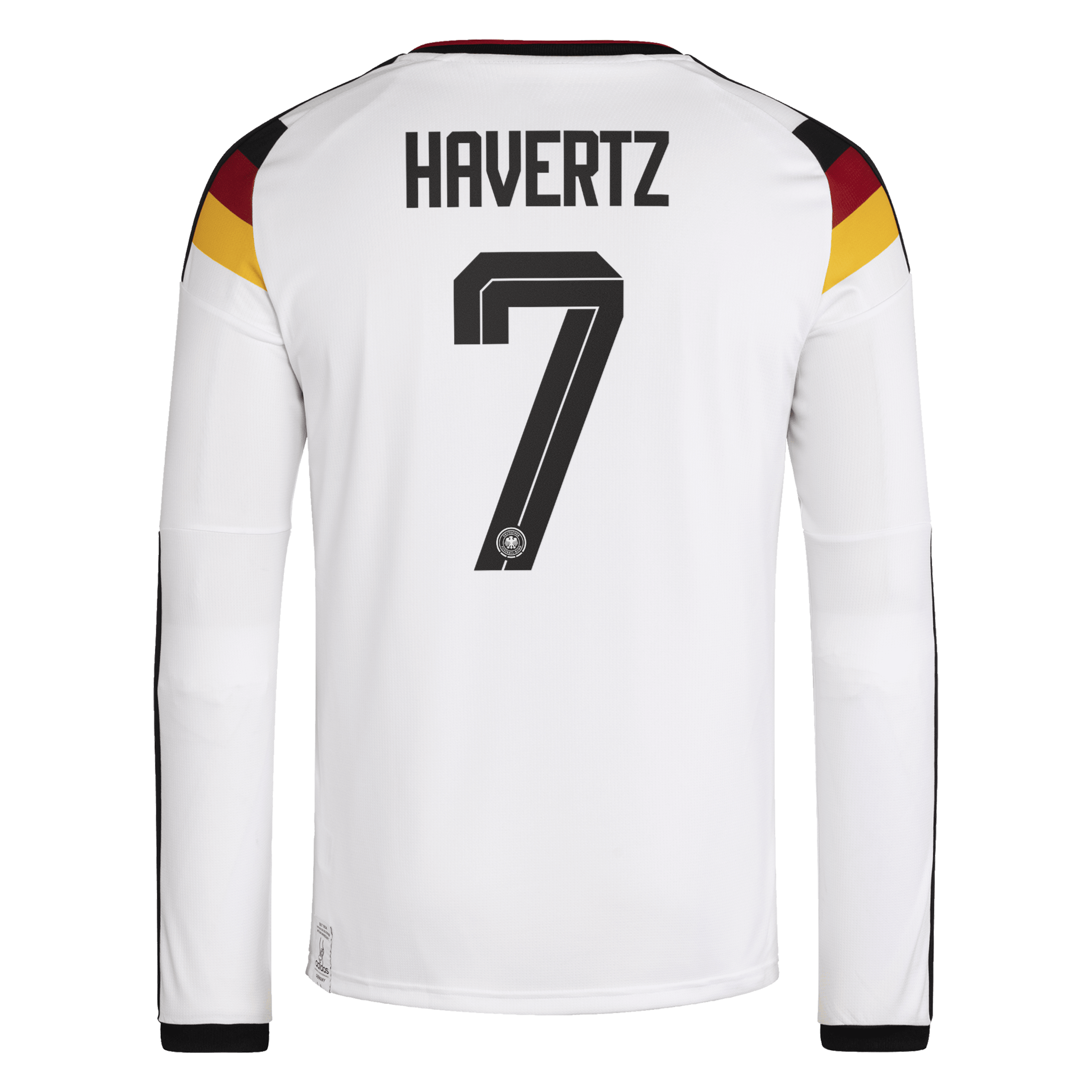 [SJH] Kai Havertz Germany National Team 2026 Home Replica Long Sleeve Jersey - White
