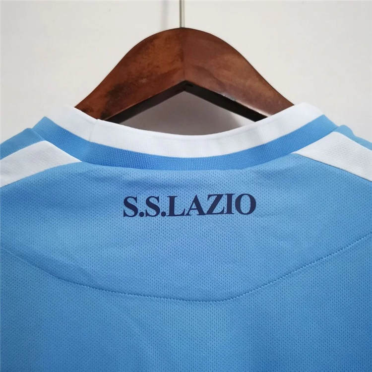 Lazio Soccer Jersey 21-22 Home Blue Football Shirt - Official Replica